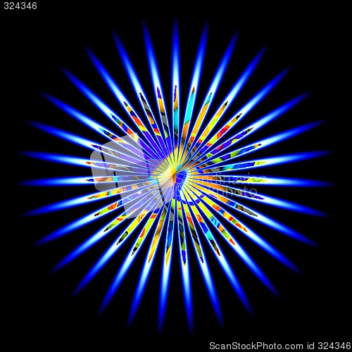 Image of Abstract 3d background