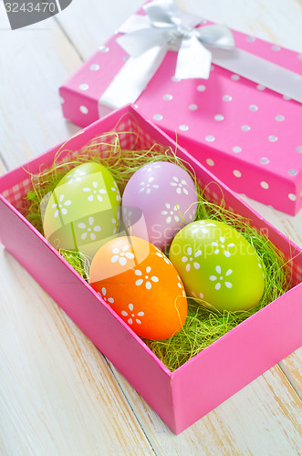 Image of easter eggs