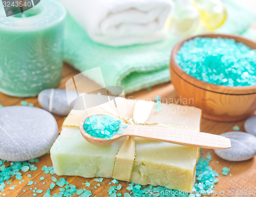 Image of soap and salt