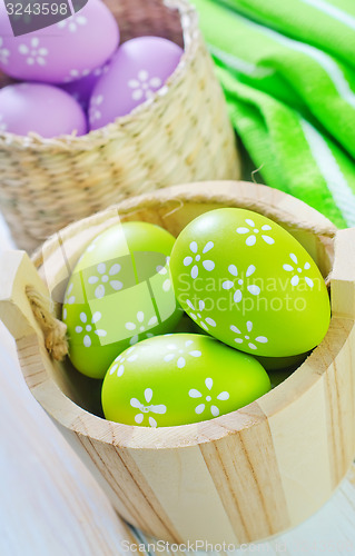 Image of easter eggs