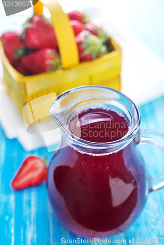 Image of strawberry juice