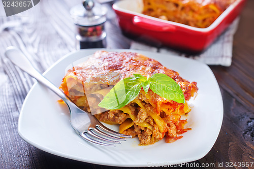 Image of lasagna