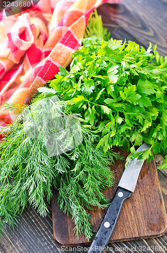 Image of parsley and dill