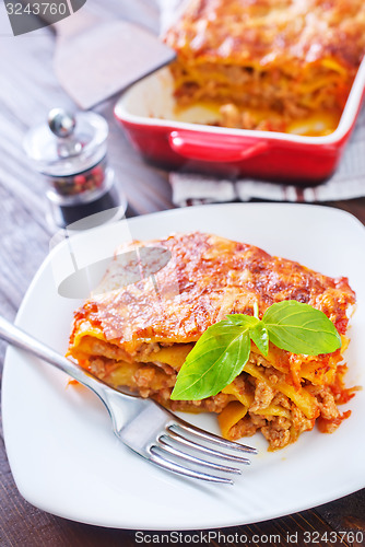 Image of lasagna