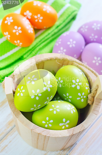 Image of easter eggs