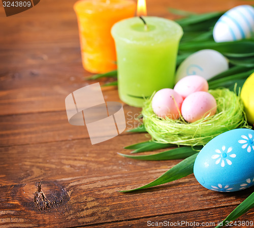 Image of easter eggs