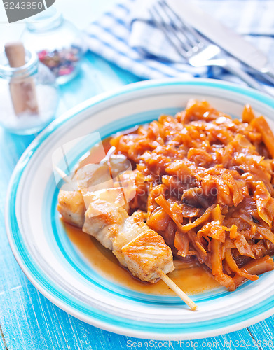 Image of cabbage with meat