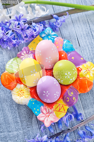 Image of easter eggs