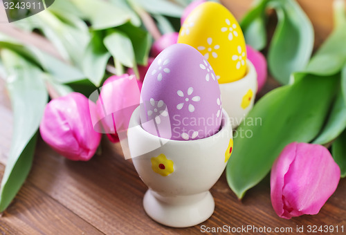 Image of easter eggs