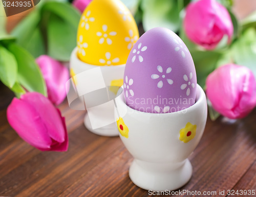 Image of easter eggs