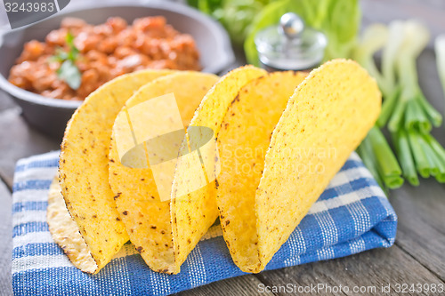 Image of ingredients for taco