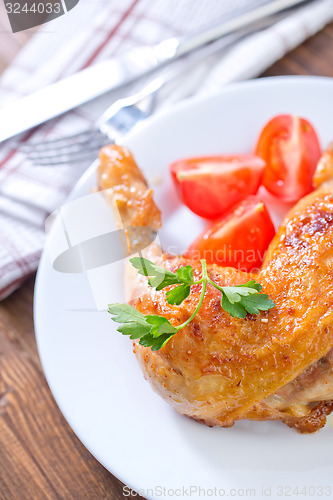 Image of fried chicken leg