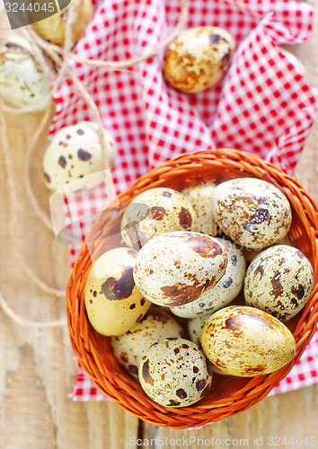 Image of quail eggs