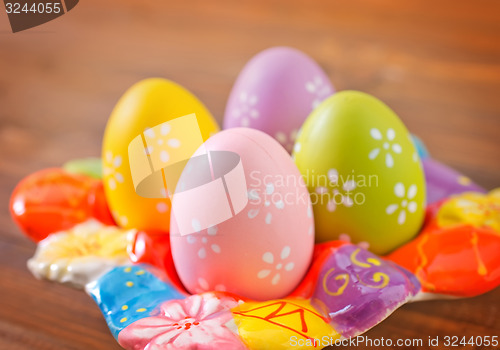 Image of easter eggs