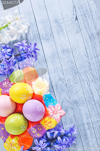 Image of easter eggs