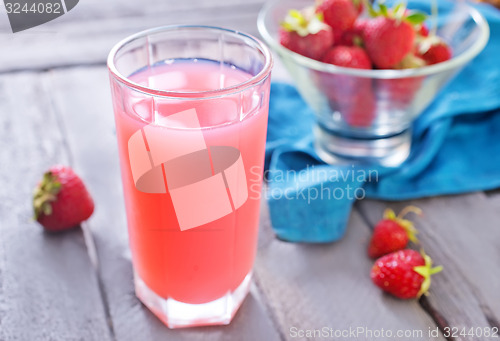 Image of strawberry juice