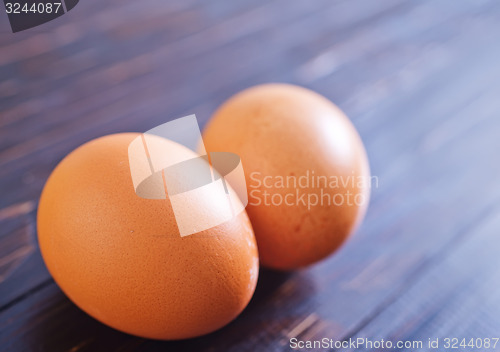 Image of raw eggs