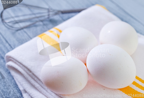 Image of raw eggs