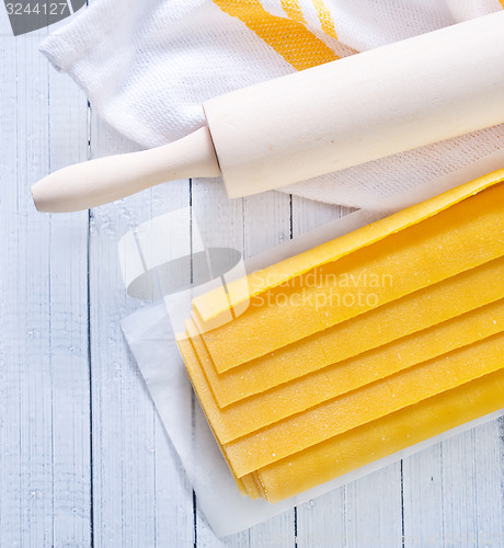 Image of dough for lasagna