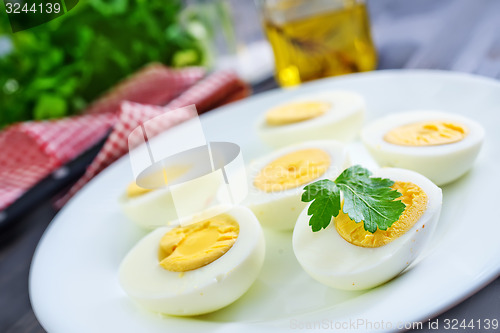 Image of boiled eggs