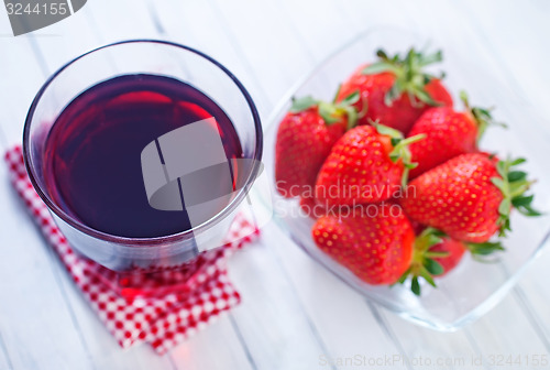 Image of strawberry juice