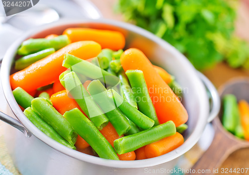 Image of carrot and green beans