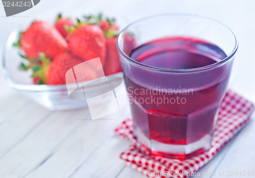 Image of strawberry juice