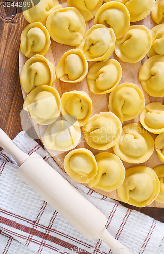 Image of raw pelmeni