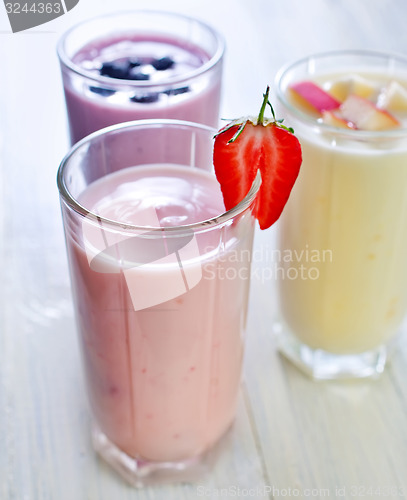 Image of fruit yogurts