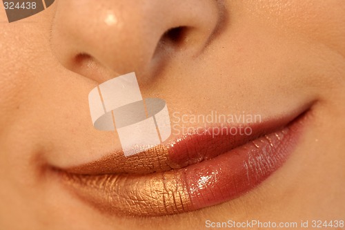 Image of bright lips