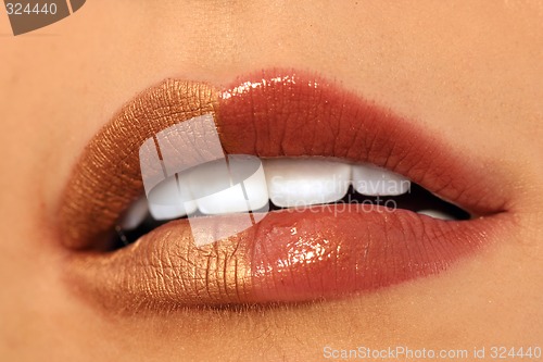 Image of bright lips