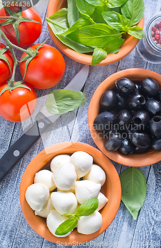 Image of ingredients for caprese