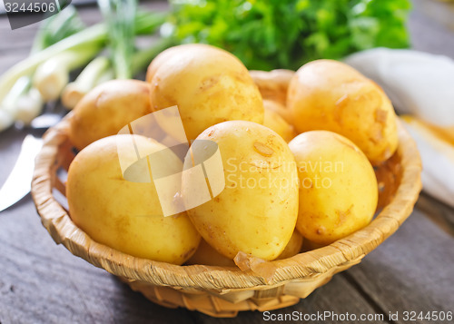 Image of raw potato