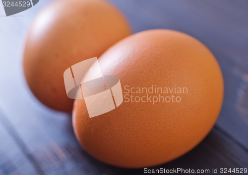 Image of raw eggs