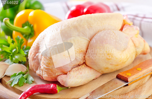 Image of chicken and vegetables