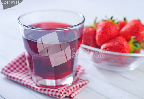 Image of strawberry juice