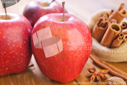 Image of apple and cinnamon