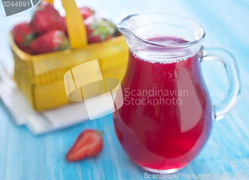 Image of strawberry juice