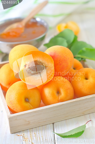 Image of fresh apricots and gam