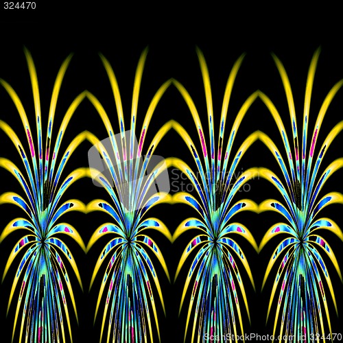 Image of Abstract 3d background