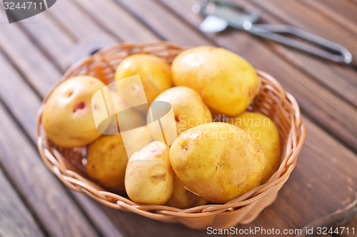 Image of raw potato