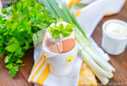 Image of boiled eggs