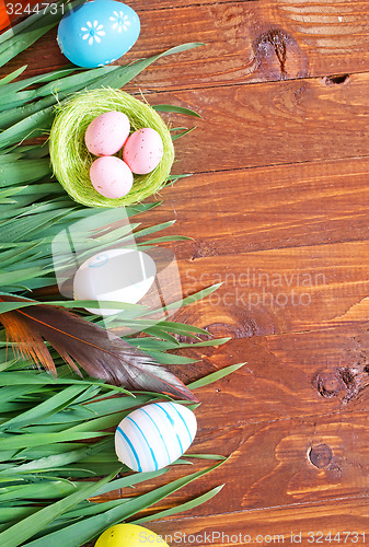 Image of easter eggs