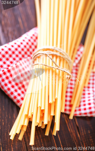 Image of raw pasta