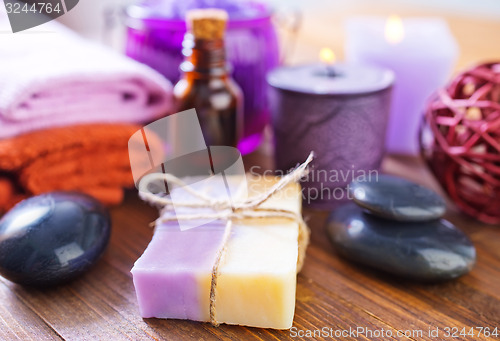 Image of sea salt and soap