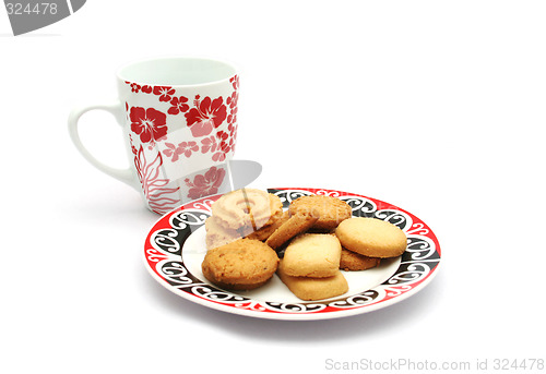 Image of Cookies and cup.