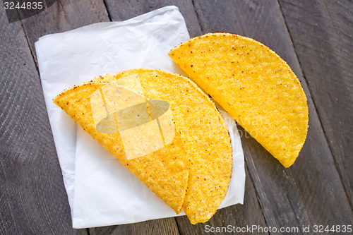 Image of taco or tortilla shells