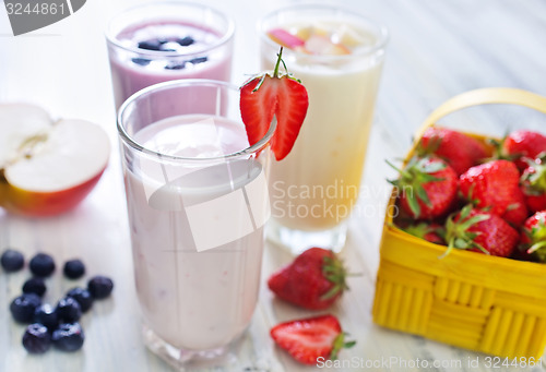 Image of fruit yogurts