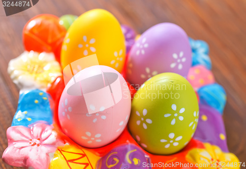 Image of easter eggs