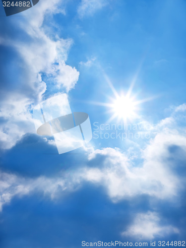 Image of blue sky